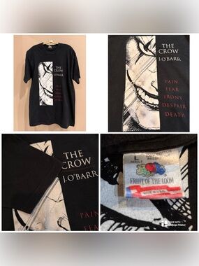 Vintage 1990s "The Crow" movie t-shirt